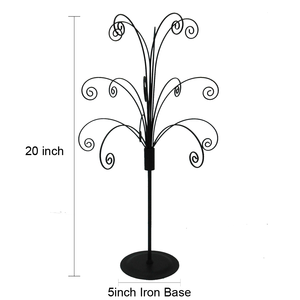 20 Inch Ornament Tree Display Stand Metal for Christmas Free Shipping