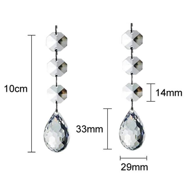 Hanging Crystal Decorations Garland